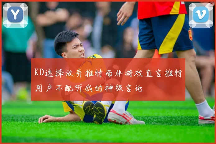 KD选择放弃推特而非游戏直言推特用户不配听我的神级言论